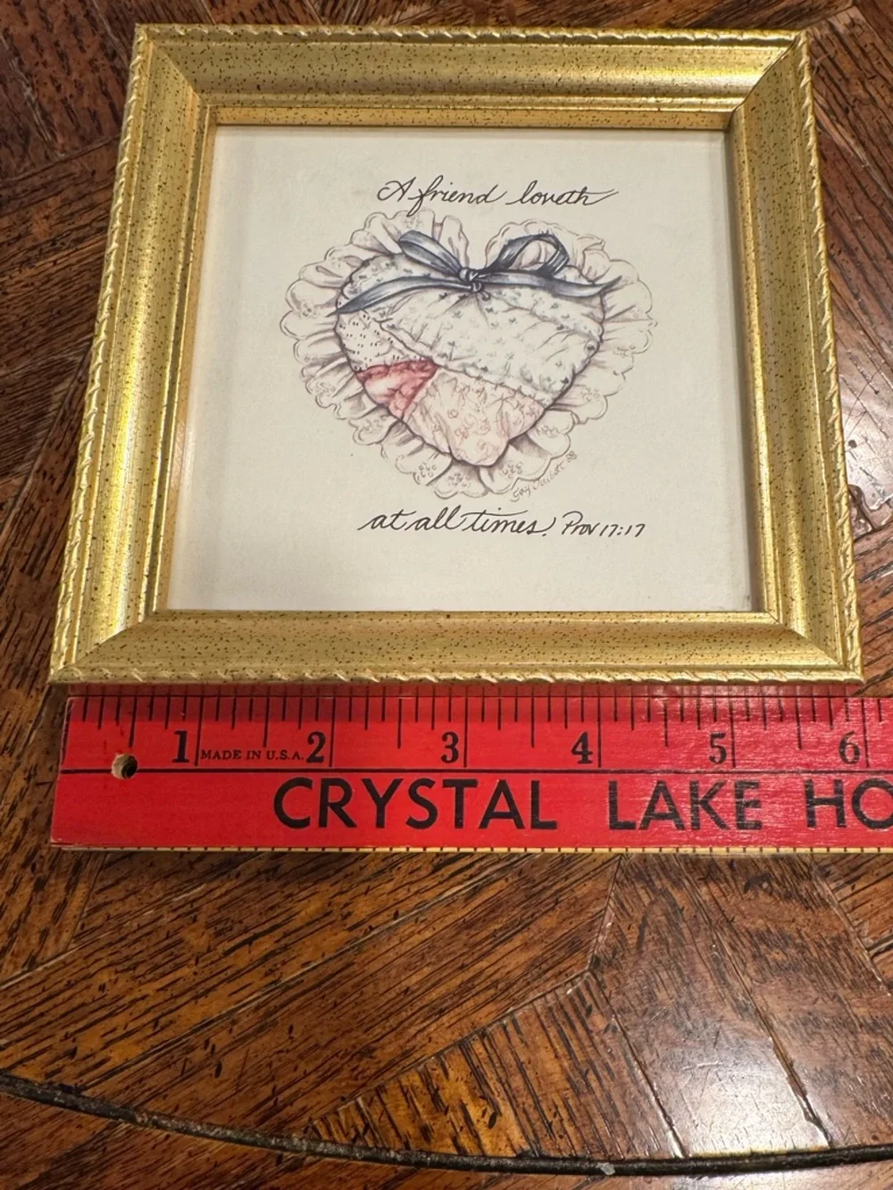 Framed Art - A Friend Loveth At All Times Proverbs 17:17